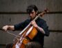 A man playing Cello